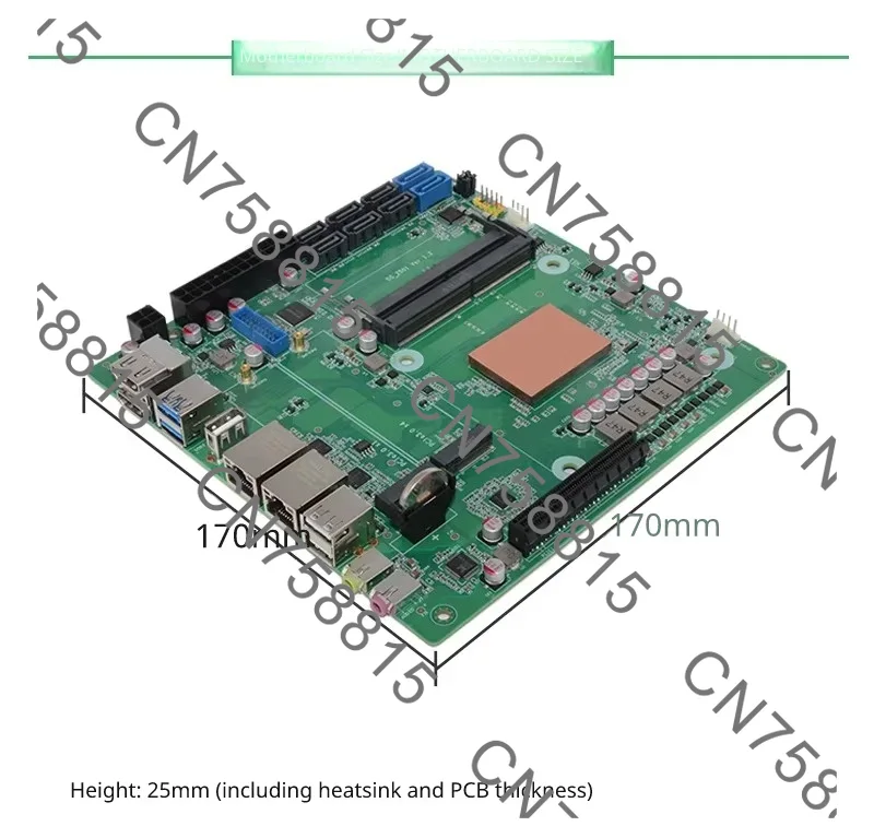 Carte mère Mini ITX AMD Ryzen  - Mini Itx Dual 2.5G Nas Motherboard avis et prix